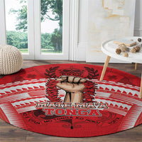 Tonga Rugby Mate Ma'a Round Carpet Tongan Pride Unique Style - Polynesian Pride