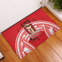 Tonga Rugby Mate Ma'a Rubber Doormat Tongan Pride Unique Style - Polynesian Pride