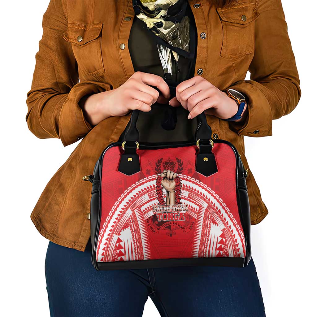 Tonga Rugby Mate Ma'a Shoulder Handbag Tongan Pride Unique Style - Polynesian Pride