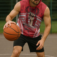 Custom Tonga Rugby Mate Ma'a Sleeveless Hoodie Tongan Pride Unique Style - Polynesian Pride