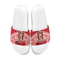 Tonga Rugby Mate Ma'a Slide Sandals Tongan Pride Unique Style - Polynesian Pride