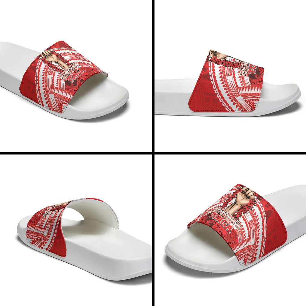 Tonga Rugby Mate Ma'a Slide Sandals Tongan Pride Unique Style - Polynesian Pride