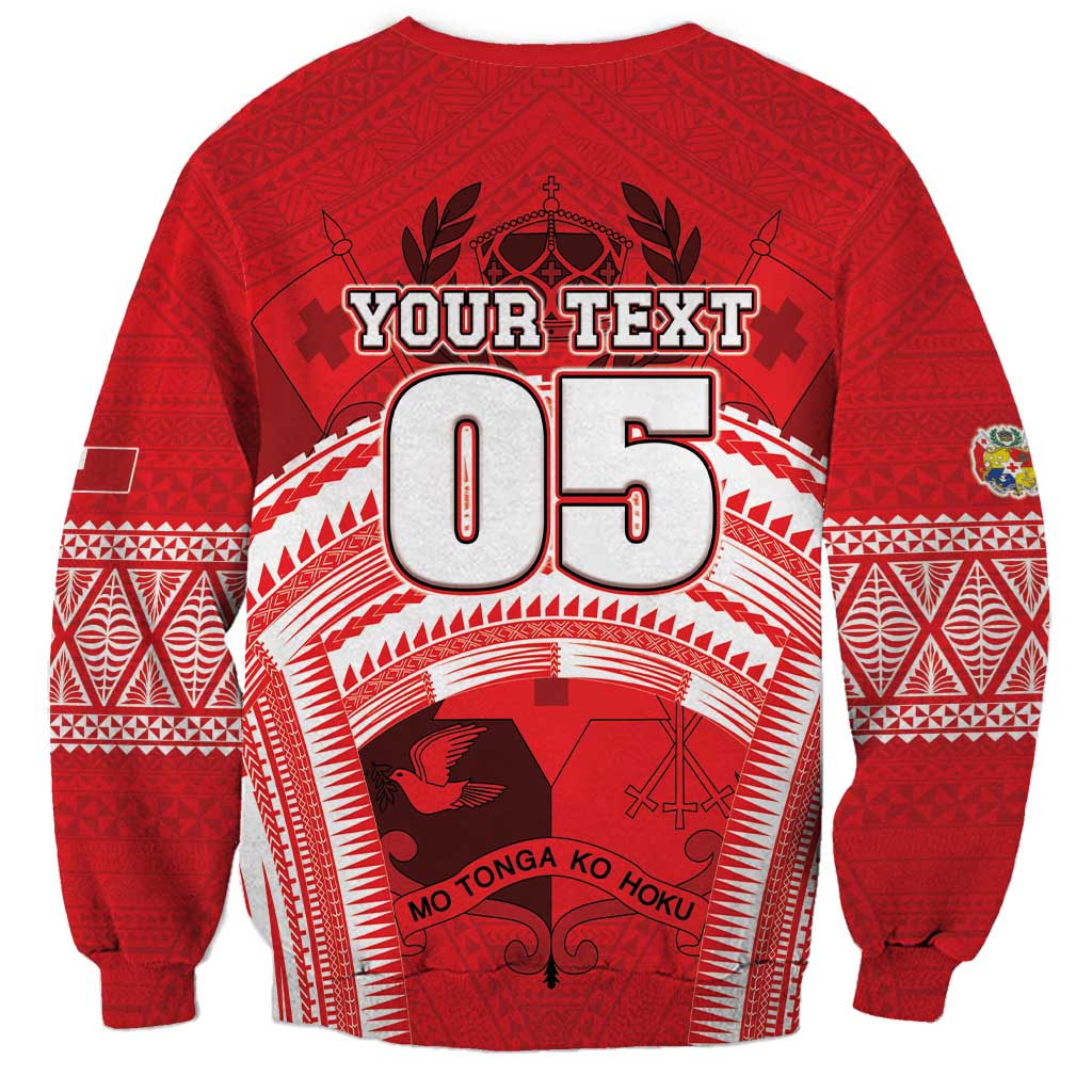 Custom Tonga Rugby Mate Ma'a Sweatshirt Tongan Pride Unique Style - Polynesian Pride