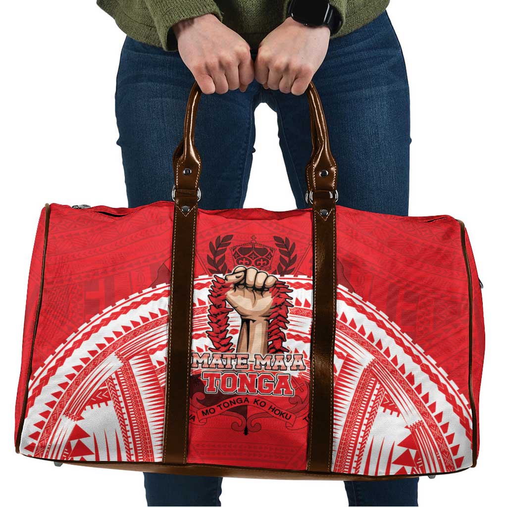 Tonga Rugby Mate Ma'a Travel Bag Tongan Pride Unique Style - Polynesian Pride