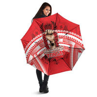 Tonga Rugby Mate Ma'a Umbrella Tongan Pride Unique Style - Polynesian Pride
