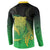 New Zealand Aotearoa Ruru Button Sweatshirt Maori Fern Art Green