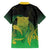 New Zealand Aotearoa Ruru Hawaiian Shirt Maori Fern Art Green