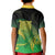 New Zealand Aotearoa Ruru Kid Polo Shirt Maori Fern Art Green