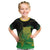 New Zealand Aotearoa Ruru Kid T Shirt Maori Fern Art Green