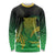 New Zealand Aotearoa Ruru Long Sleeve Shirt Maori Fern Art Green