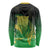 New Zealand Aotearoa Ruru Long Sleeve Shirt Maori Fern Art Green