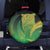 New Zealand Aotearoa Ruru Spare Tire Cover Maori Fern Art Green