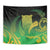 New Zealand Aotearoa Ruru Tapestry Maori Fern Art Green