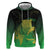 New Zealand Aotearoa Ruru Zip Hoodie Maori Fern Art Green