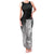 New Zealand Aotearoa Ruru Family Matching Tank Maxi Dress and Hawaiian Shirt Maori Fern Art Black