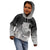 New Zealand Aotearoa Ruru Kid Hoodie Maori Fern Art Black
