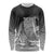 New Zealand Aotearoa Ruru Long Sleeve Shirt Maori Fern Art Black