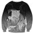 New Zealand Aotearoa Ruru Sweatshirt Maori Fern Art Black