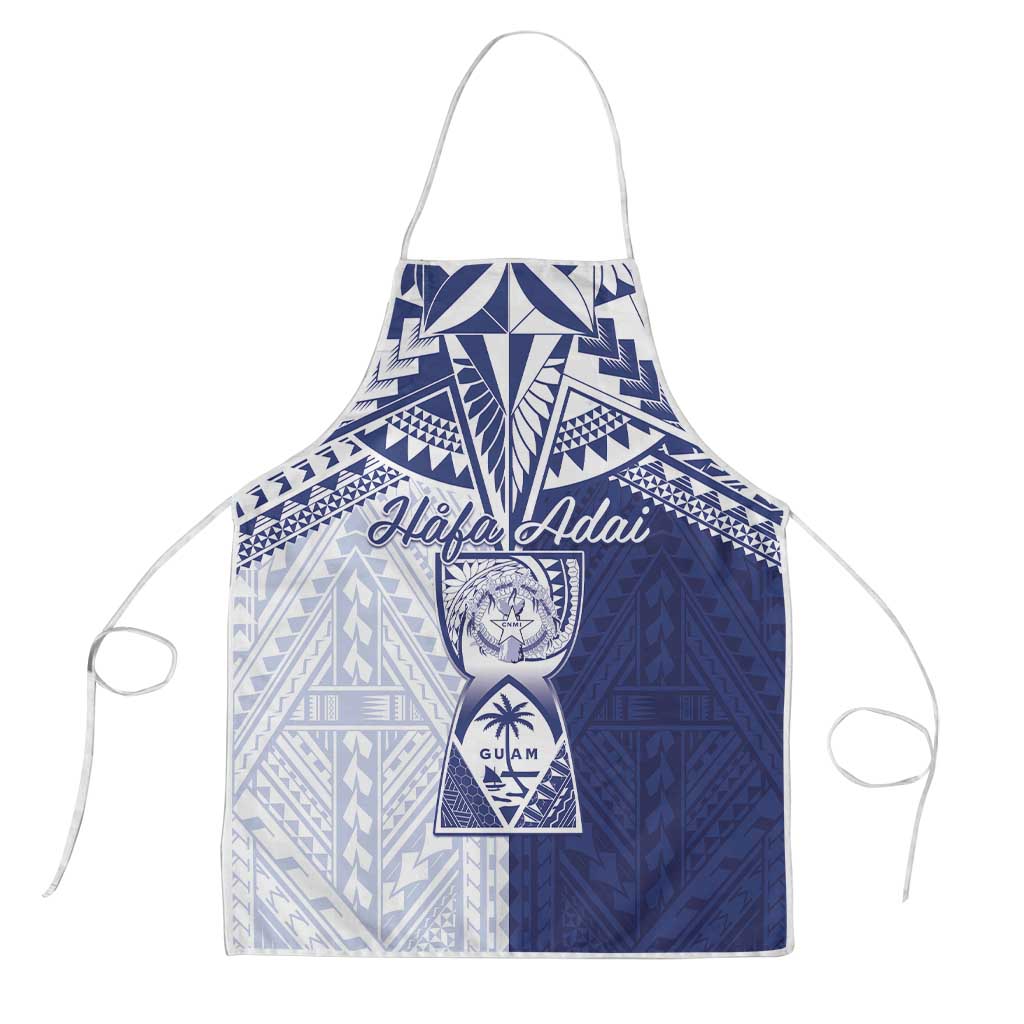 Northern Mariana Islands And Guam Apron Latte Stone With Tribal Pattern