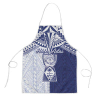 Northern Mariana Islands And Guam Apron Latte Stone With Tribal Pattern