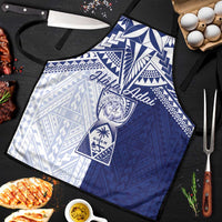 Northern Mariana Islands And Guam Apron Latte Stone With Tribal Pattern