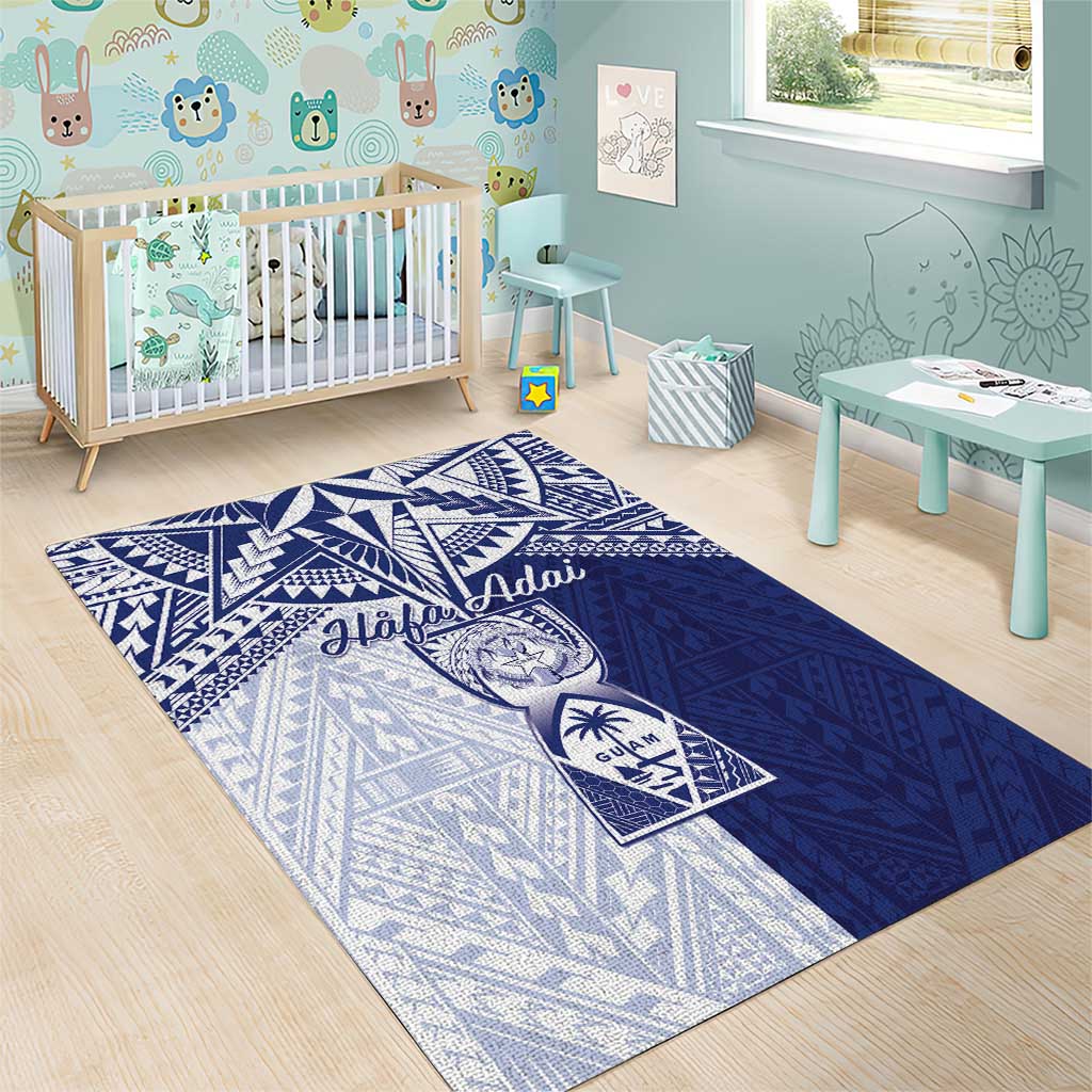 Northern Mariana Islands And Guam Area Rug Latte Stone With Tribal Pattern