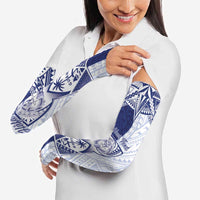 Personalised Northern Mariana Islands And Guam Arm Sleeves Latte Stone With Tribal Pattern