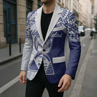 Personalised Northern Mariana Islands And Guam Blazer Latte Stone With Tribal Pattern