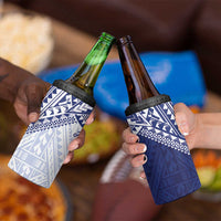 Northern Mariana Islands And Guam 4 in 1 Can Cooler Tumbler Latte Stone With Tribal Pattern