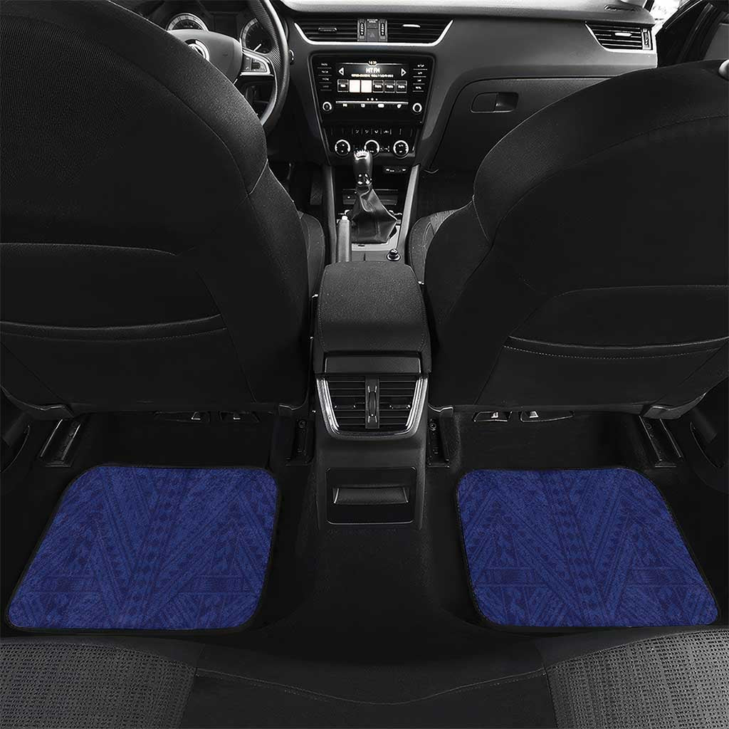 Personalised Northern Mariana Islands And Guam Car Mats Latte Stone With Tribal Pattern