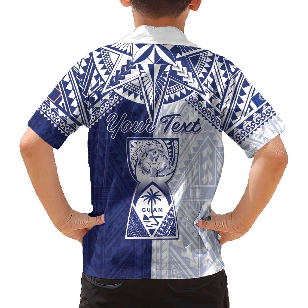 Personalised Northern Mariana Islands And Guam Family Matching Summer Maxi Dress and Hawaiian Shirt Latte Stone With Tribal Pattern