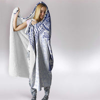 Northern Mariana Islands And Guam Hooded Blanket Latte Stone With Tribal Pattern