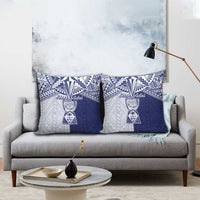 Northern Mariana Islands And Guam Pillow Cover Latte Stone With Tribal Pattern