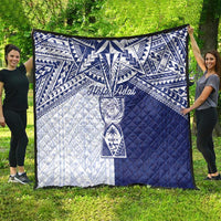 Northern Mariana Islands And Guam Quilt Latte Stone With Tribal Pattern