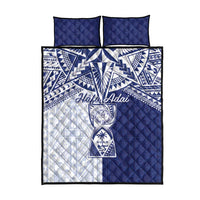 Northern Mariana Islands And Guam Quilt Bed Set Latte Stone With Tribal Pattern