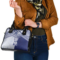 Northern Mariana Islands And Guam Shoulder Handbag Latte Stone With Tribal Pattern