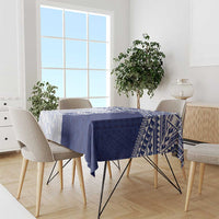 Northern Mariana Islands And Guam Tablecloth Latte Stone With Tribal Pattern