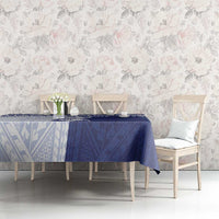 Northern Mariana Islands And Guam Tablecloth Latte Stone With Tribal Pattern