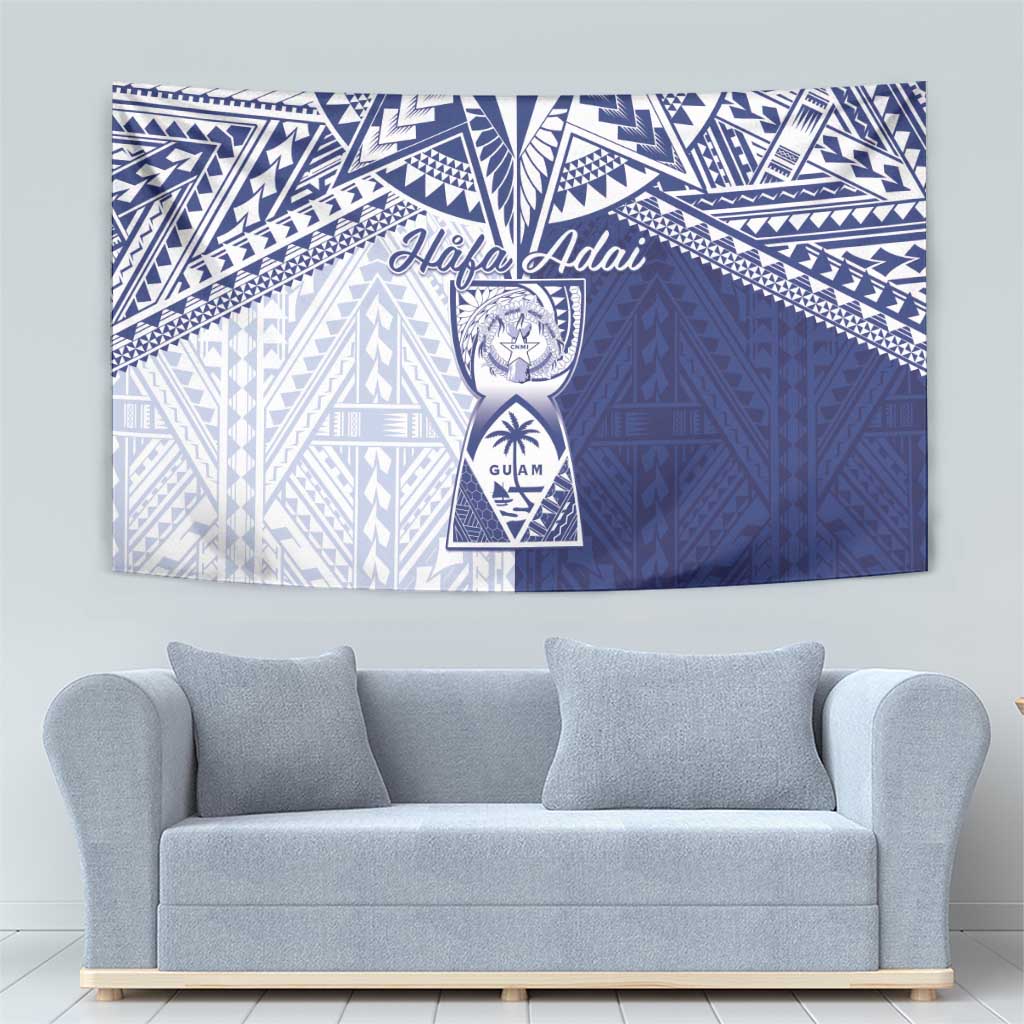 Northern Mariana Islands And Guam Tapestry Latte Stone With Tribal Pattern