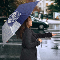 Northern Mariana Islands And Guam Umbrella Latte Stone With Tribal Pattern