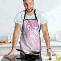 Polynesian Jellyfish Apron With Plumeria Pink