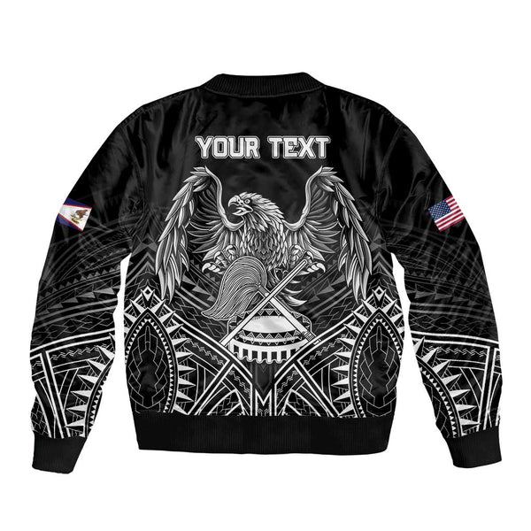Custom Polynesian Samoa Independence Day Sleeve Zip Bomber Jacket Polynesian Pacific Tribal LT9 main image 1