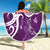 Fibromyalgia Awareness Beach Blanket Polynesian Purple Ribbon