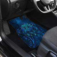 New Zealand Dream Catcher Car Mats Maori Koru Pattern Blue Version