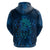 New Zealand Dream Catcher Hoodie Maori Koru Pattern Blue Version