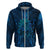 New Zealand Dream Catcher Hoodie Maori Koru Pattern Blue Version