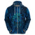 New Zealand Dream Catcher Hoodie Maori Koru Pattern Blue Version