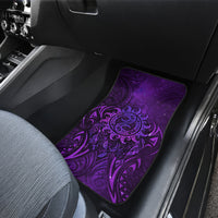 New Zealand Dream Catcher Car Mats Maori Koru Pattern Purple Version