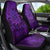 New Zealand Dream Catcher Car Seat Cover Maori Koru Pattern Purple Version