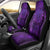 New Zealand Dream Catcher Car Seat Cover Maori Koru Pattern Purple Version